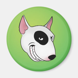 Imã cabeça de bull terrier