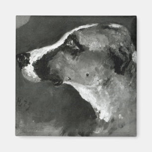 Imã Cabeça de Henri de Toulouse-Lautrec   de um cão