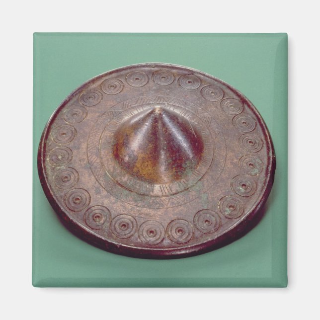 Imã Cabeça de pino incrustada, da Irlanda, c.700 BC (Frente)