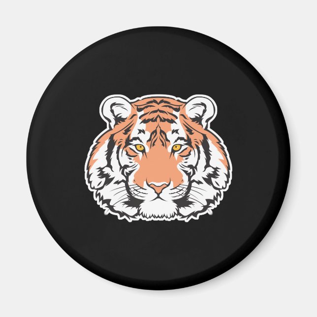 Imã Cabeça de tigre-de-bengala (Frente)