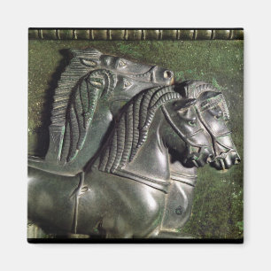 Imã Cabeça de um cavalo de um quadriga