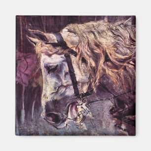 Imã Cabeça de um Cavalo por Giovanni Boldini, Arte Ant
