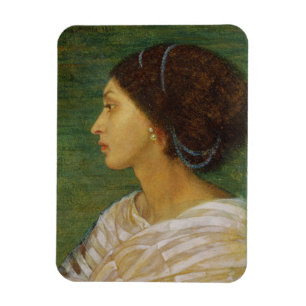 Ímã Cabeça de uma mulher do mulato, 1861 (o óleo no