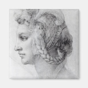 Imã Cabeça ideal de uma mulher, c.1525-28