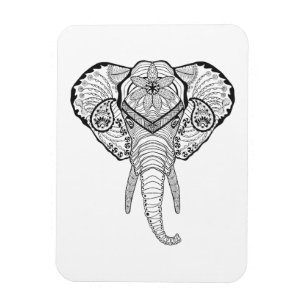 Ímã Cabeça inspirada do elefante