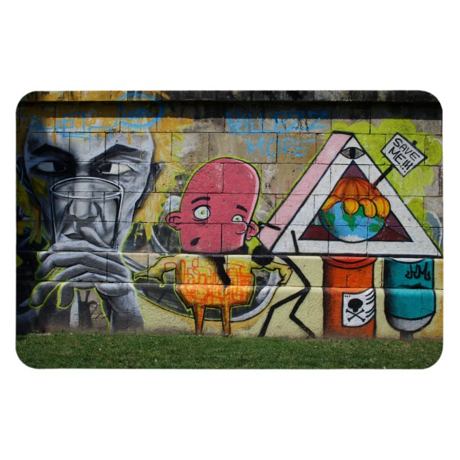 Ímã Cabeça Rosa (Horizontal)