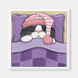 Imã Cabeça Sonolenta - Magneta Gato