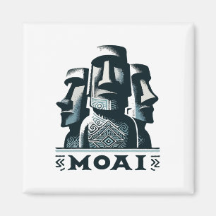 Imã Cabeças Moai da Ilha de Páscoa