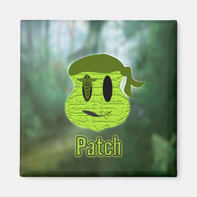 Imã Cabeças Voodoo ~ Pântano (Frente)