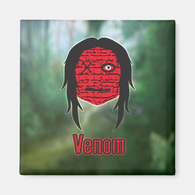 Imã Cabeças Voodoo ~ Pântano (Frente)