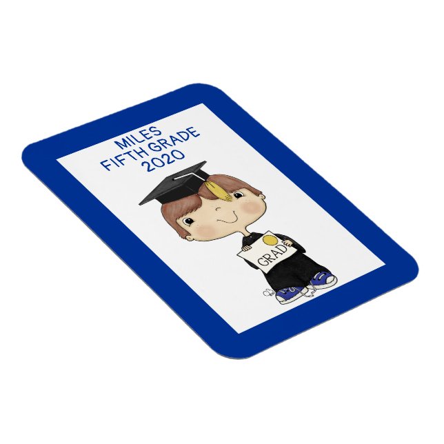 Ímã Cabelo castanho-Formando (Lado Direito)