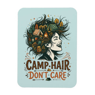 Ímã Cabelo de Acampamento Não Liga