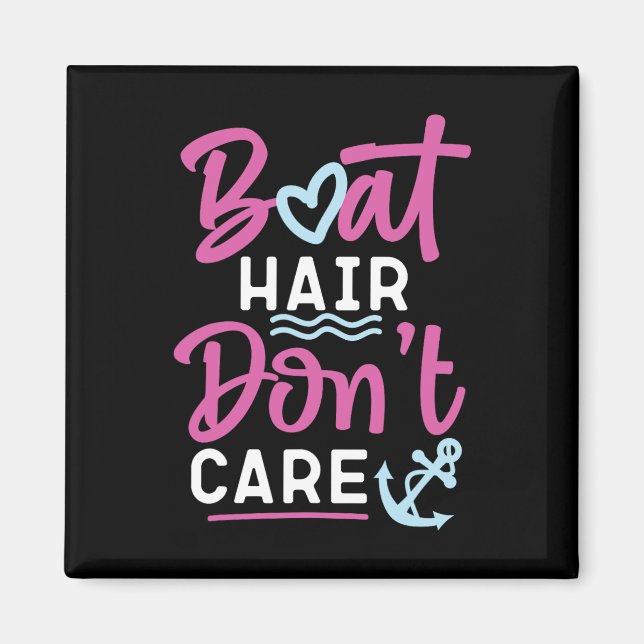 Imã Cabelo de barco à vela não se importa (Frente)