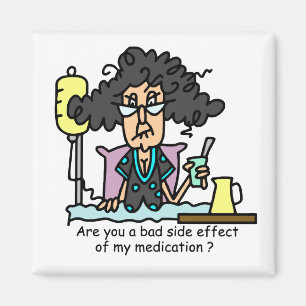 Imã Cabelo escuro do efeito secundário da