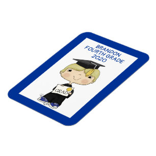 Ímã Cabelo louro de Formando pequeno