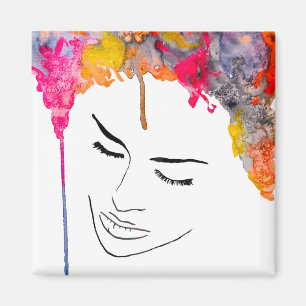 Imã Cabelo maluco, psicodélico