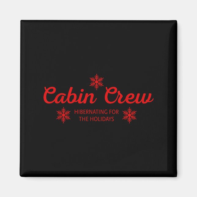Imã Cabin Crew Christmas Pjs Family Christmas Pajamas  (Frente)