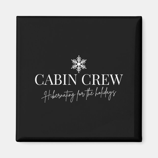 Imã Cabin Crew Christmas Pjs Family Christmas Pajamas  (Frente)