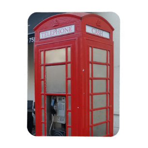 Ímã Cabine telefônica 3"x4"