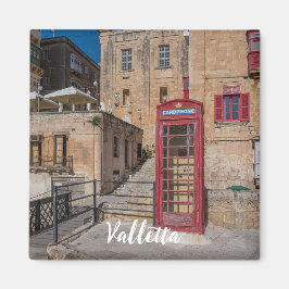 Imã Cabine telefônica vermelha no Magnet de La Valetta