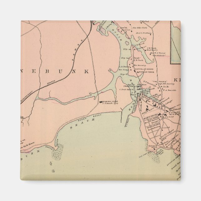 Imã Cabo Arundel, Kennebunkport, Maine (Frente)