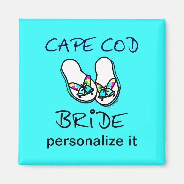Imã Cabo Cod Bride (Frente)