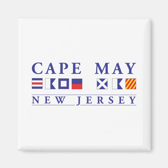 Imã Cabo May New Jersey (Frente)
