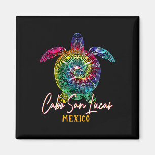 Imã Cabo San Lucas Tie Dye Sea Turtle Matando Família
