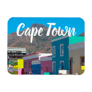 Ímã Cabo Town Bo-Kaap Cityscape África do Sul