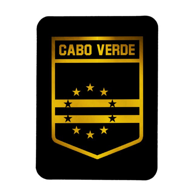 Ímã Cabo Verde Emblem (Vertical)