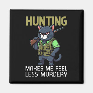 Imã Caça A Caçador De Gatos É Engraçado Faz-Me Sentir 