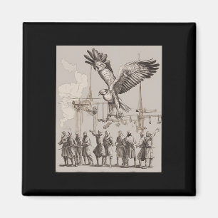 Imã Caça à Falconry Art Medieval
