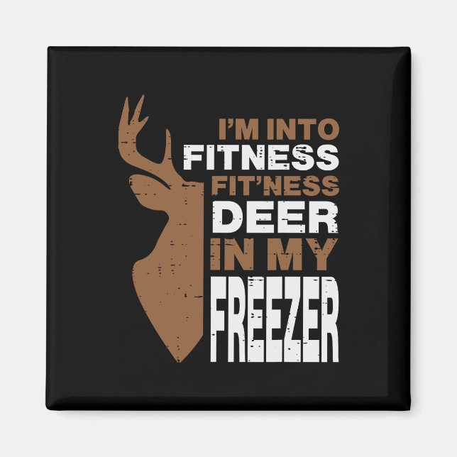 Imã Caça À Malhação Em Freezer Funny Hunter Men W (Frente)