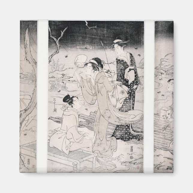 Imã Caça a vagalumes à noite, 1796-1997 (Frente)
