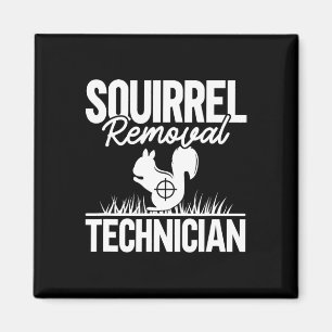 Imã Caça ao Esquilo do Técnico de Remoção Funny Squirr