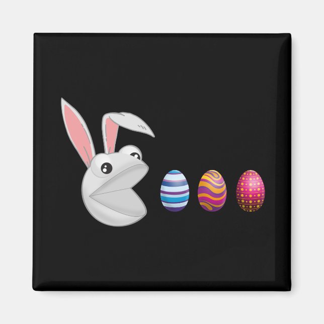 Imã Caça ao Ovo Coelho de Páscoa (Frente)