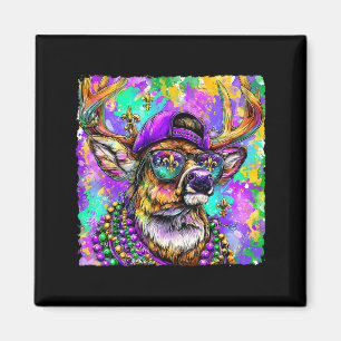 Imã Caça ao Veado Mardi Gras New Orleans Camo Homens