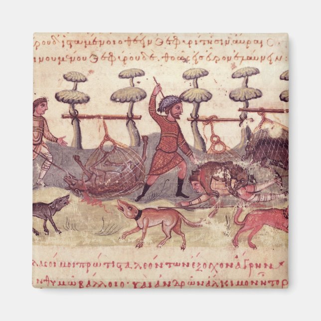 Imã Caça com Redes (Frente)