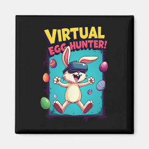 Imã Caça-Ovos Virtual - Bunny Gamer Divertido Vr Pásco