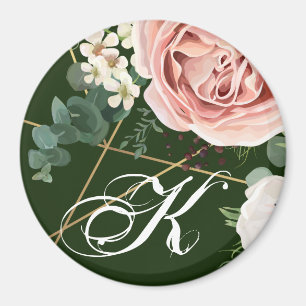 Imã Caçador de Rosa de Jardinagem Geométrica do Magnet