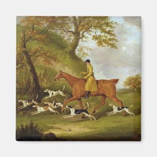 Imã Caçador e cães, 1809 (óleo em canvas)