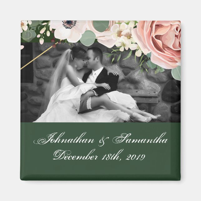 Imã Caçador Geométrico de Jardins de Fotografia Person (Frente)