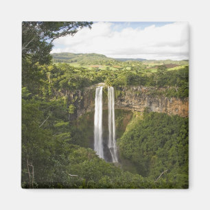 Imã Cachoeira de Chamarel-mais alta da Maurícia, mais
