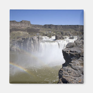 Imã Cachoeira de Shoshone no rio Snake em Twin Falls,