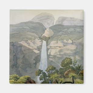 Imã Cachoeira de Vinagre do rio, perto do vulcão de