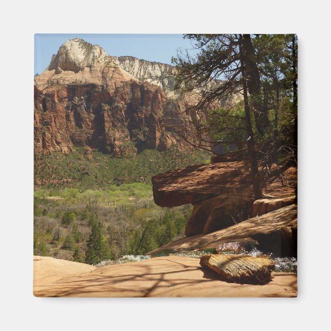Imã Cachoeira nos Emerald Pools no Zion National Park (Frente)
