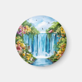 Imã Cachoeira pintada à aquarela