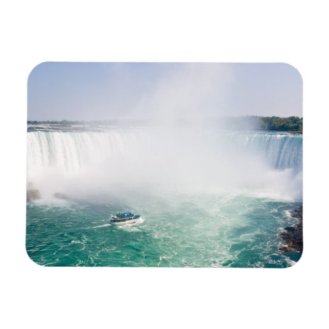 Ímã Cachoeiras Boat e Horseshoe de Niagara Falls (Horizontal)