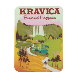 Ímã Cachoeiras de Kravica Bósnia e Herzegovina