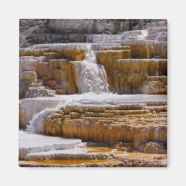 Imã Cachoeiras de Mammoth Springs (Frente)